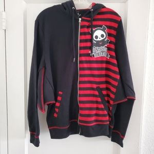 Skelanimals Batwing Hoodie w/ piercing